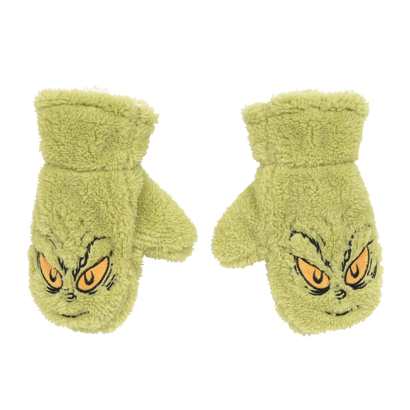 Snowpinions Grinch Fleece Mittens Youth Size New with Tag