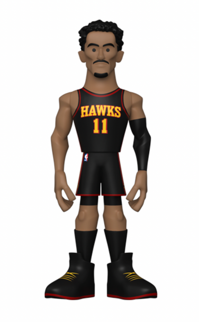 Funko 5" Vinyl Gold Nba Trae Young Hawks Black Chase New with Box