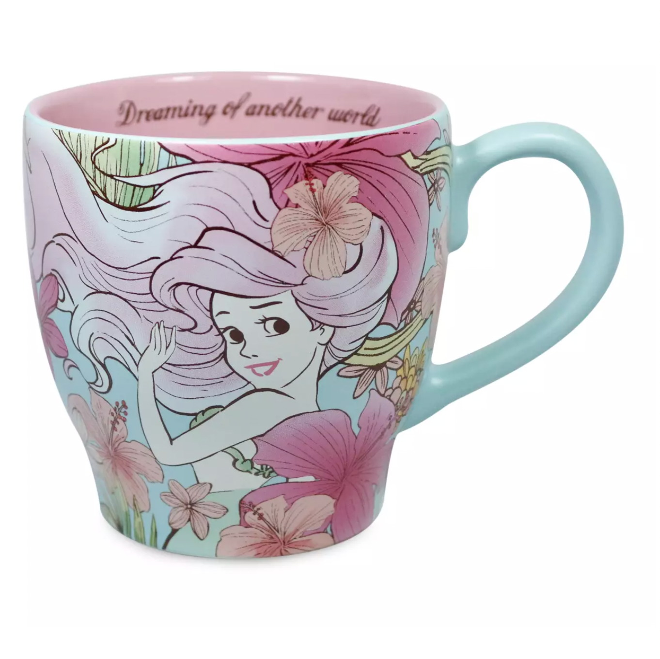 Disney Ariel The Little Mermaid Dreaming of Another World Coffee Mug New
