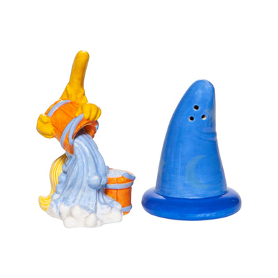 Department 56 Disney Sorcerer Hat and Broom Salt and Pepper Shaker New with Box