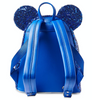 Disney Parks Wishes Come True Blue Minnie Sequined Mini Backpack New with Tag