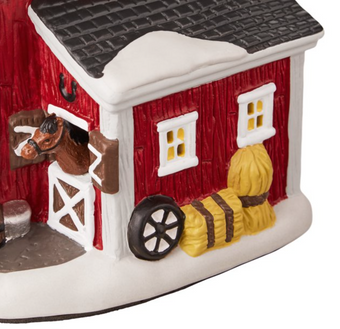 The Pioneer Woman Brand LED Christmas Village Decor, Drummond Ranch New With Box