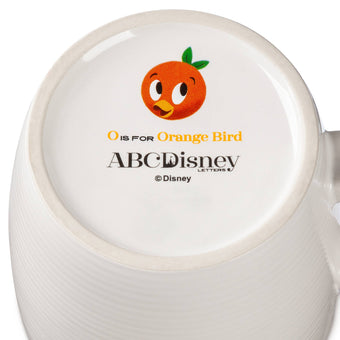 Disney Parks ABC Letters O is for Orange Bird Ceramic Coffee Mug New