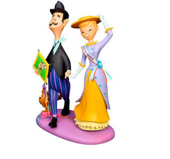 Disney Disneyland Paris Mary Poppins George Winifred Banks Limited Figurine New