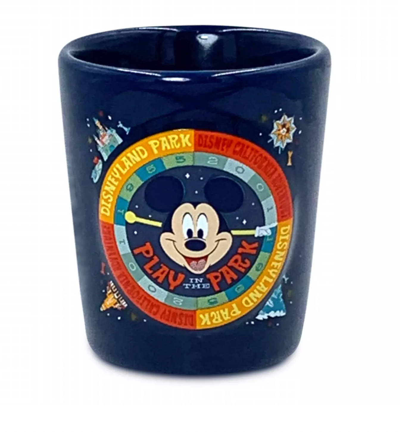 Disney Parks Disneyland Play in the Park Mickey Toothpick Holder Shot Glass New