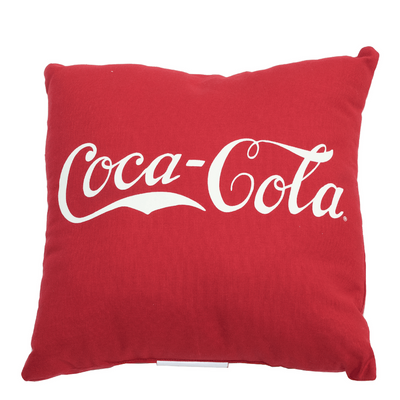 Authentic Coca Cola Coke Red Script Pillow New with Tags
