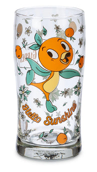 Disney Parks Epcot 2020 Flower Garden Festival Orange Bird Hello Sunshine Glass