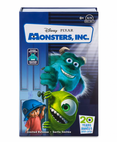 Disney Parks Sulley VHS Plush Monsters Inc. Small 7'' New