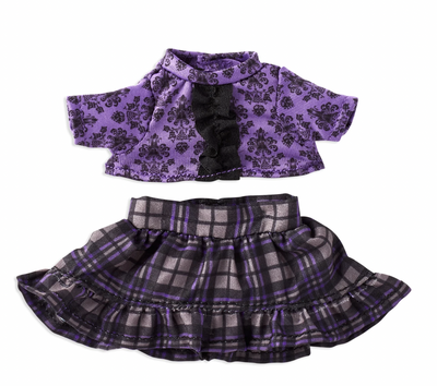 Disney NuiMOs Outfit Happy Haunts Shirt with Plaid Skirt Haunted Mansion New