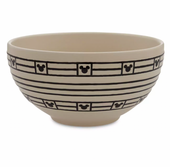 Disney Parks Homestead Mickey Icon and Stripes Kitchen Serving Bowl New