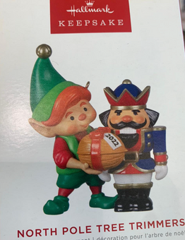 Hallmark 2022 North Pole Tree Trimmers Christmas Ornament New With Box