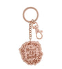 Disney Parks The Little Mermaid Ariel Metal Rose Gold Keychain New with Tags