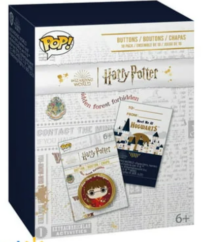 Harry Potter Funko Button Cards Exclusive New With Box