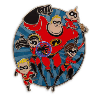 Disney Parks Incredibles Family Pin New with Card