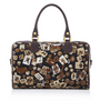 Monaco Life is a Game All Dark Brown Satchel Bag Made in Italy by Divo Diva New