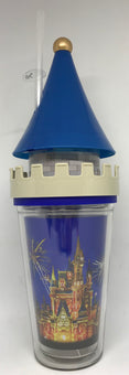 Disney Parks Cinderella Castle Happily Ever After Light Up Tumbler New