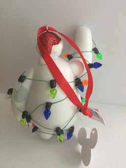 Disney Parks Big Hero Baymax with Lights Holiday Christmas Ornament New w Tag