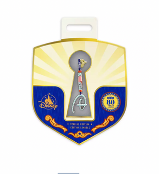 Disney 80th Anniversary Dumbo Collectible Key Pin Special Edition New with Card