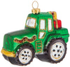 Robert Stanley 2021 Green Farm Tractor Glass Christmas Ornament New with Tag