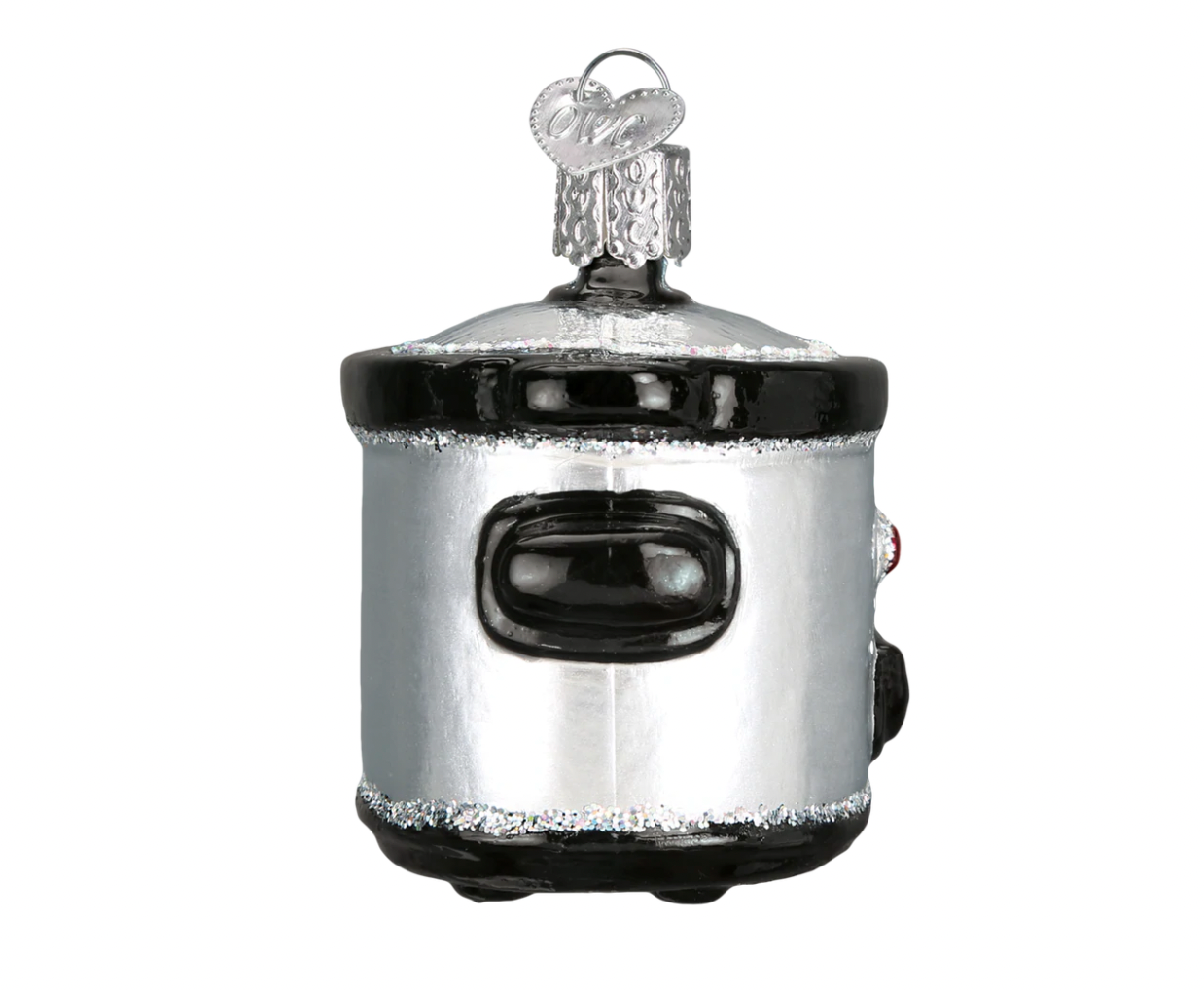 Old World Christmas Slow Cooker Blown Glass Christmas Ornament New with Box