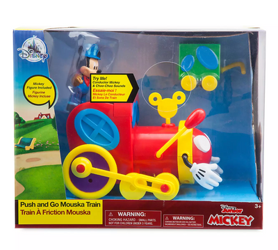 Disney Junior Mickey Push and Go Mouska Train Toy Set with Sound New with Box