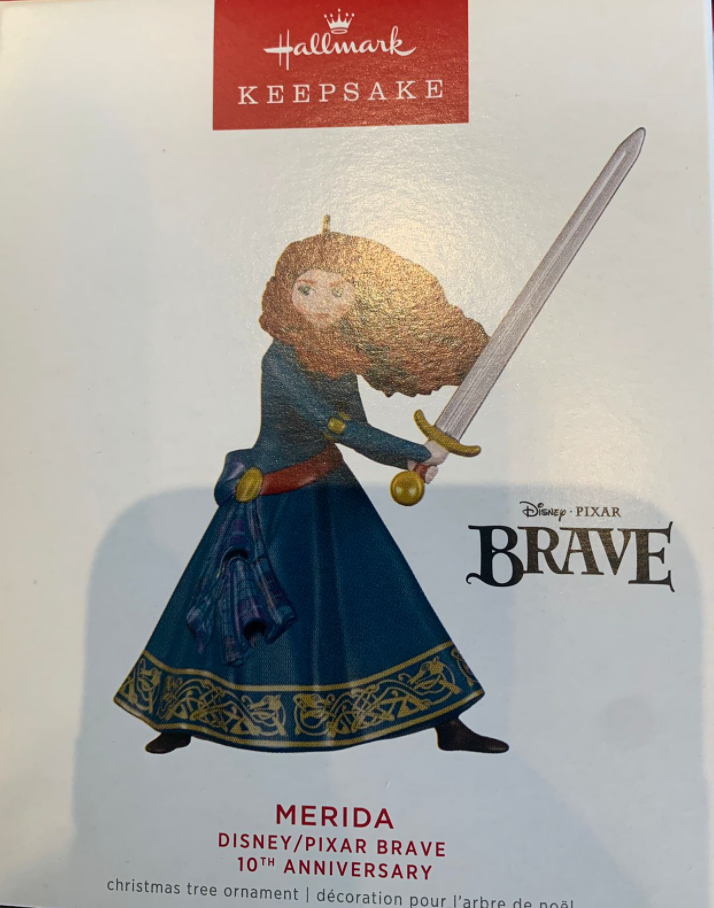 Hallmark 2022 Disney Pixar Brave 10th Merida Christmas Ornament New With Box