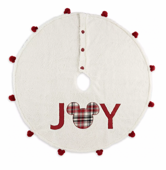 Disney Parks Mickey Homestead Reversible Holiday Christmas Tree Skirt New Tag
