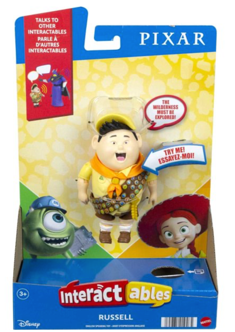 Disney Pixar Interactables Russell Talking Action Figure Toy New with Box