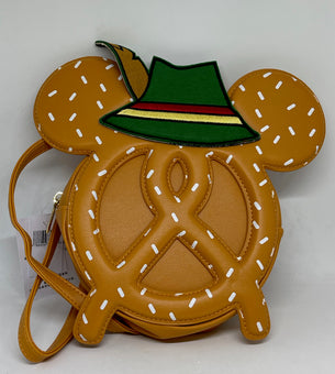 Disney Parks Pretzel Crossbody Germany Epcot Purse New