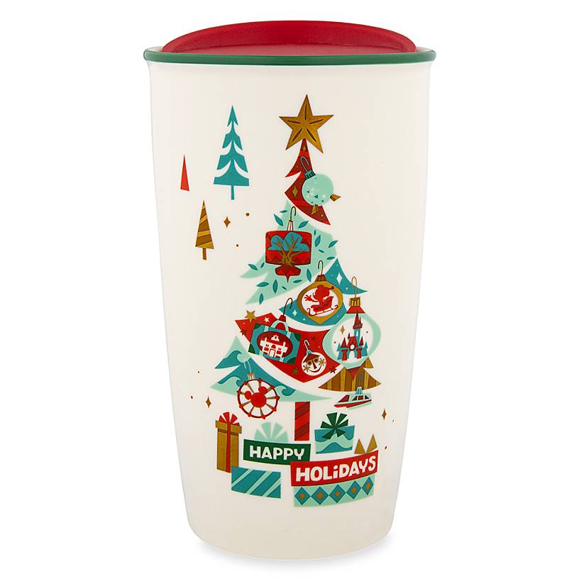 Disney Parks Starbucks Been There Happy Holiday Travel Tumbler New