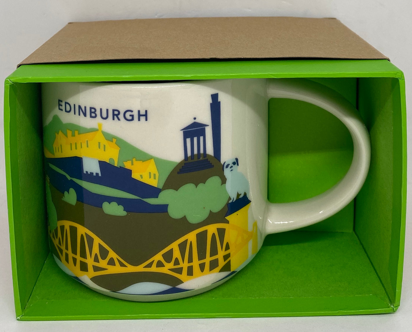 Starbucks Coffee You Are Here Edinburgh Scotland Ceramic Coffee Mug New