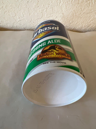 Jurassic World Dominion Barbasol Shaving Cream Limited Ed. T-Rex Dinosaur New