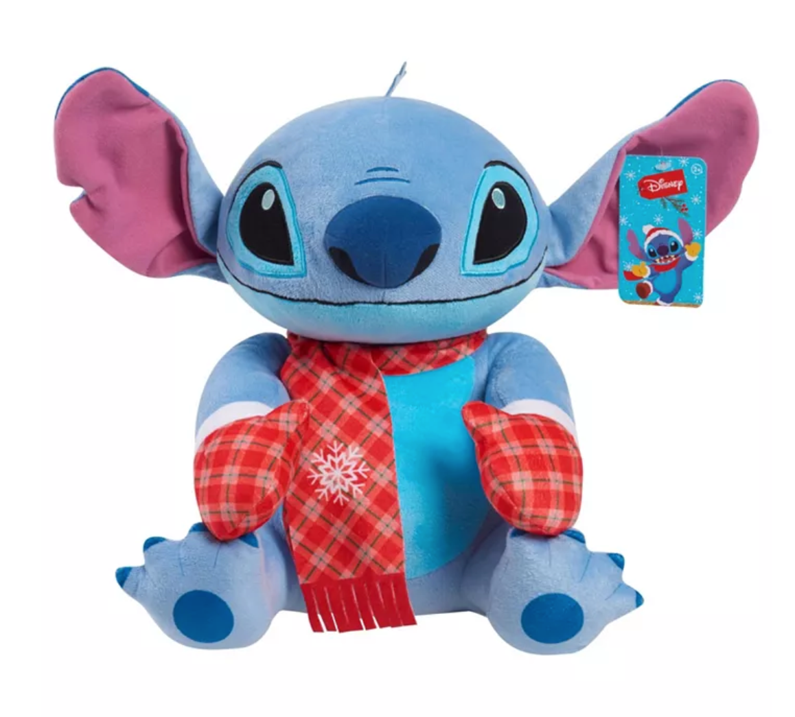Disney Stitch Holiday Large Plush, 19" New With Tags