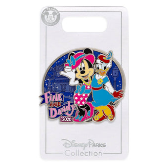 Disney Parks Minnie Mouse and Daisy Duck Pin 2020 Limited Edition New with Card