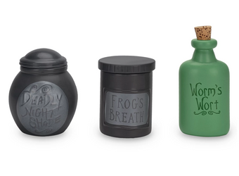 Disney Parks The Nightmare Before Christmas Trinket Jar Set New with Box