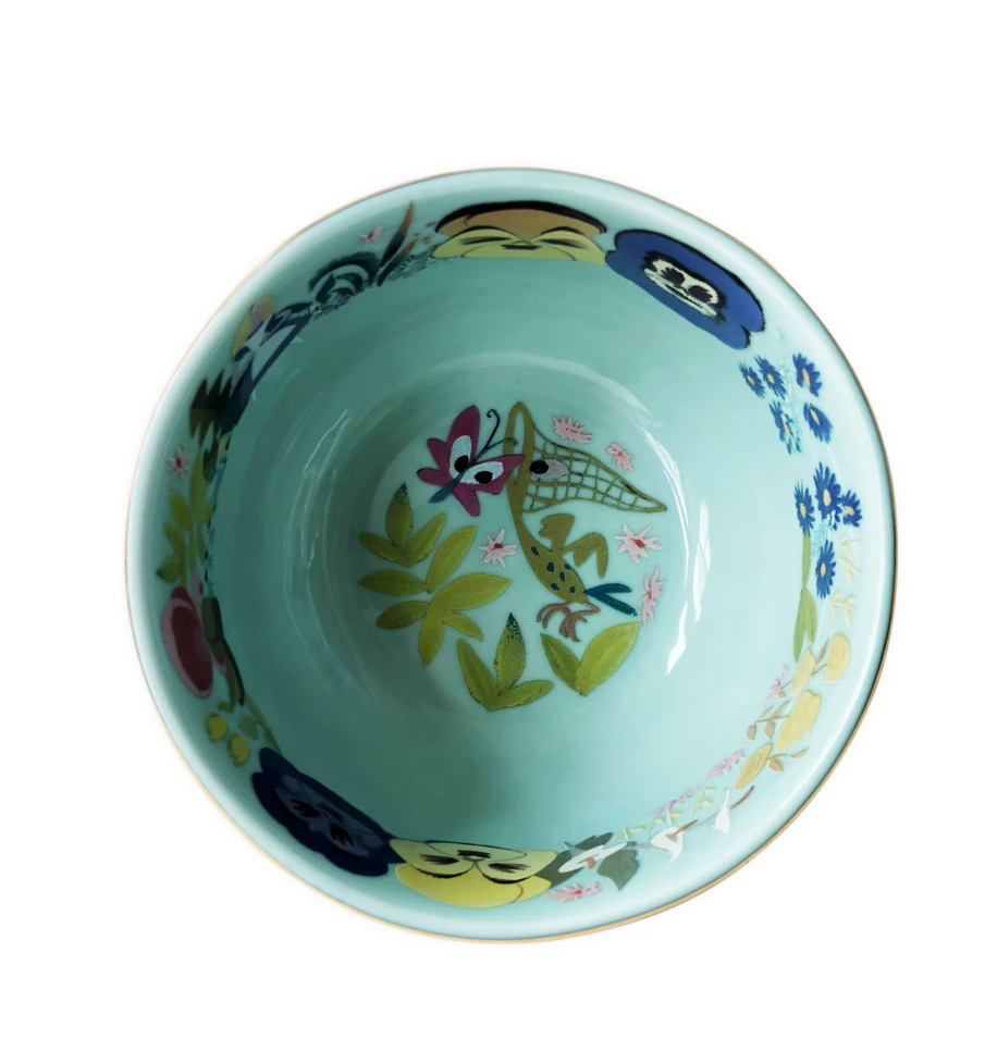 Disney Alice in Wonderland 70th by Mary Blair Porcelain Bowl Set of 3 New