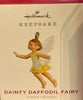 Hallmark 2021 Mini Dainty Daffodil Fairy Christmas Ornament New with Box