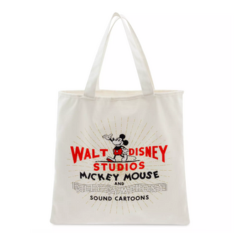 Disney 100 Years of Wonder Celebration Mickey Walt Disney Studios Tote New w Tag