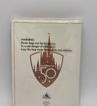 Disney Walt Disney World 50th Anniversary Castle Notebook Journal New