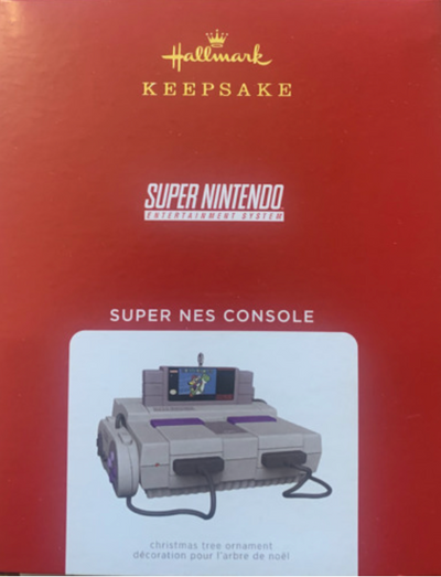 Hallmark 2021 Super Nintendo System Console Christmas Ornament New With Box