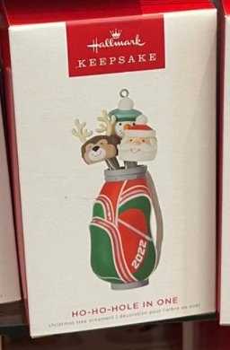 Hallmark 2022 Ho-Ho-Hole in One Christmas Ornament New With Box