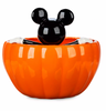 Disney Halloween Mickey Jack-o'-Lantern Pumpkin Ceramic Candy Bowl New