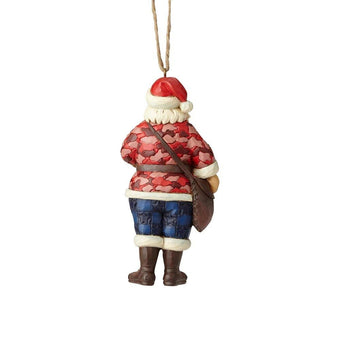 Jim Shore Camouflage Santa Christmas Ornament New with Box