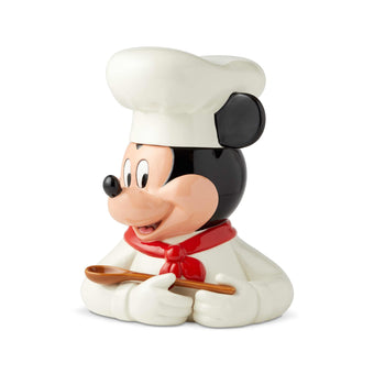 Enesco Disney Ceramics Chef Mickey Cookie Jar New with Box