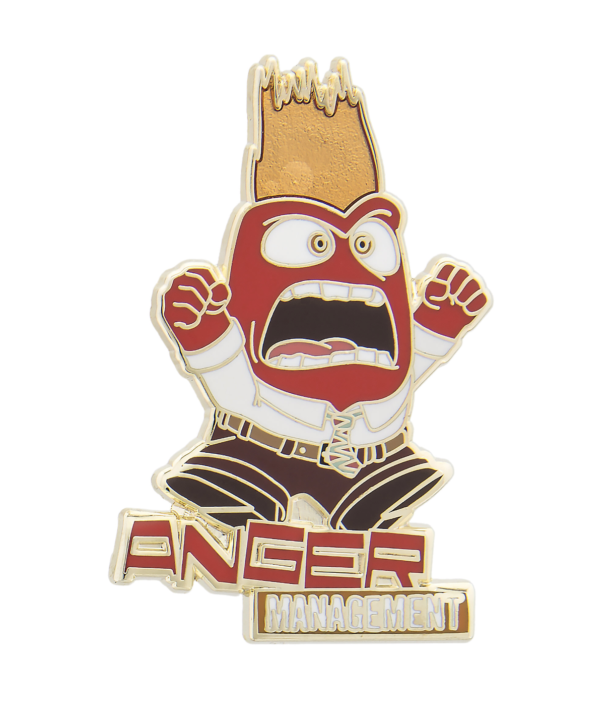 Disney Parks Inside Out Anger Management Pin New with Card