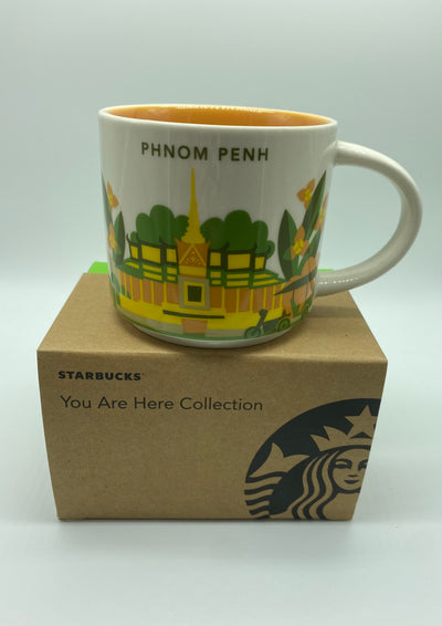 Starbucks You Are Here Collection Phnom Penh Cambodia Coffee Mug New with Box