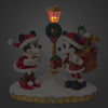 Disney Parks Holiday Cheer Minnie and Mickey Light-Up Figurine New with Box