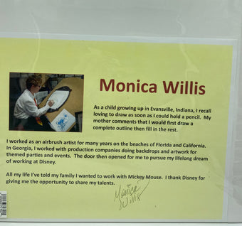 Disney 30th Splash Mountain Brer Fox Original Art Matte Print Monica Willis