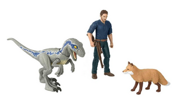 Jurassic World Dominion Owen & Velociraptr 'Beta' Dinosaur Toy New With Box