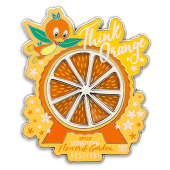 Disney Epcot Flower and Garden 2022 Orange Bird Think Orange Limited Pin New